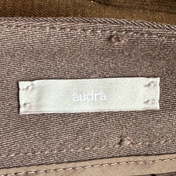 Liz Claiborne Audra Low Rise Waist Brown Straight Leg Dress Pants Sz 8P Pleated - Picture 9 of 15